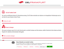 Tablet Screenshot of giel-frankfurt.de